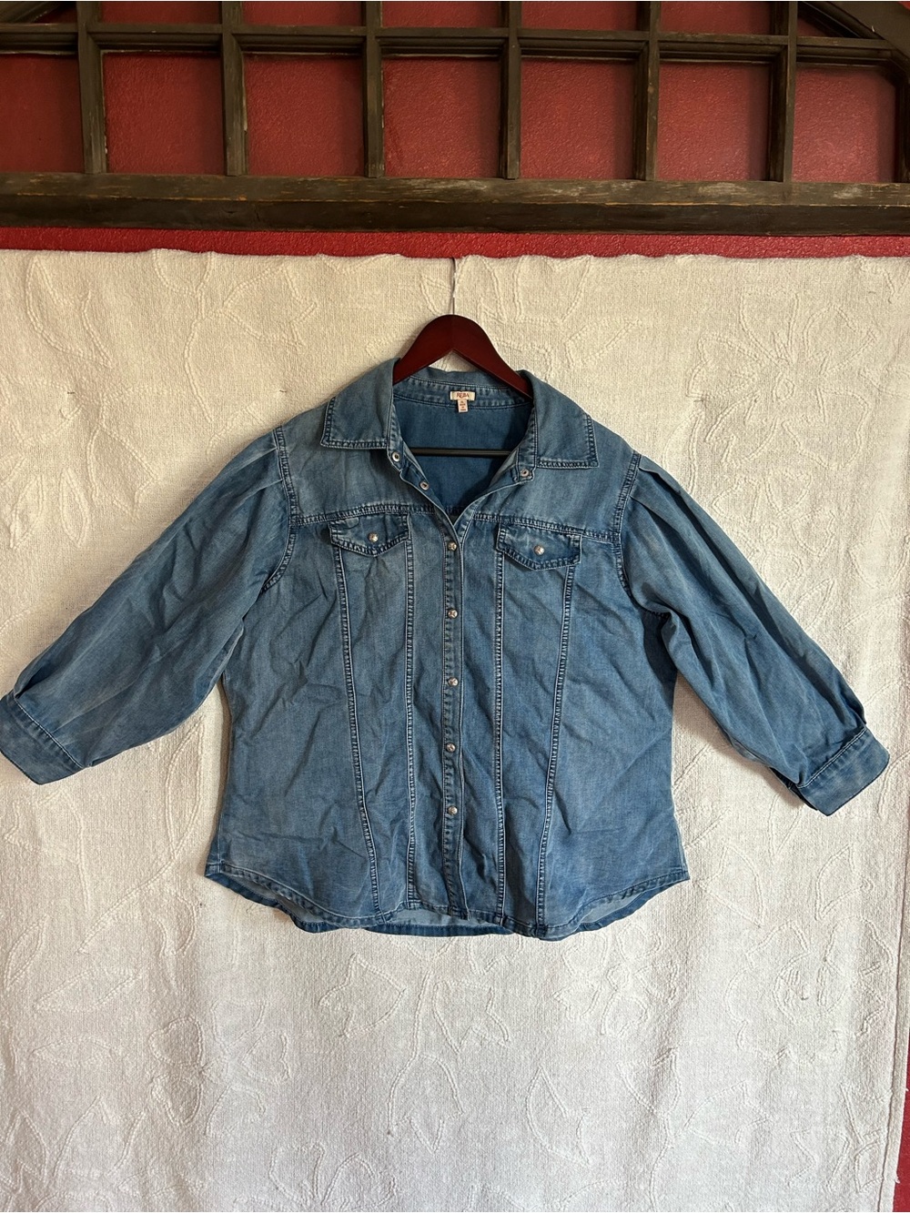 Reba Light Blue Denim Shirt